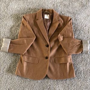 Gap khaki blazer - wool and nylon - size 4